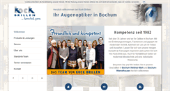 Desktop Screenshot of kock-brillen.de
